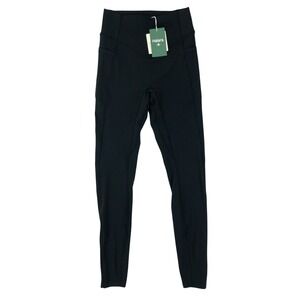 Halara Leggings Womens Small Black UltraSculpt High Waisted Pockets Scrunch Butt